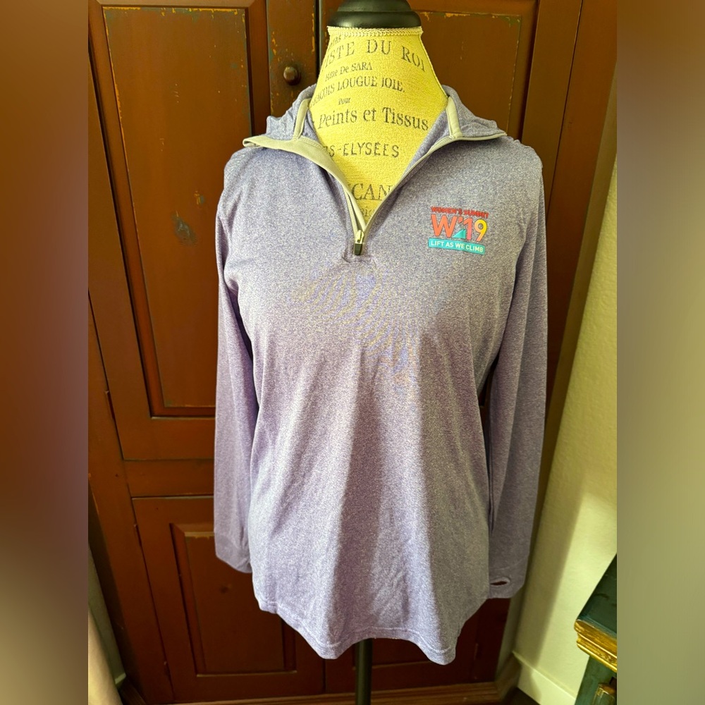 NWT Vansport Medium Collard Tech Long Sleeve Tee